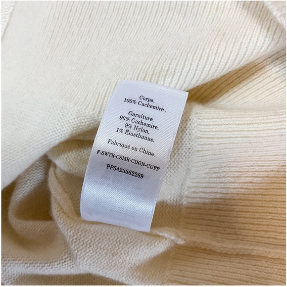 Everlane Cashmere Crew Neck Cardigan - Picture 11 of 11